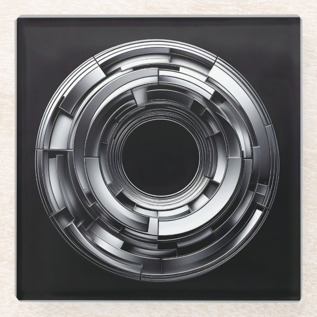 silver rings glasuntersetzer (Vorderseite)