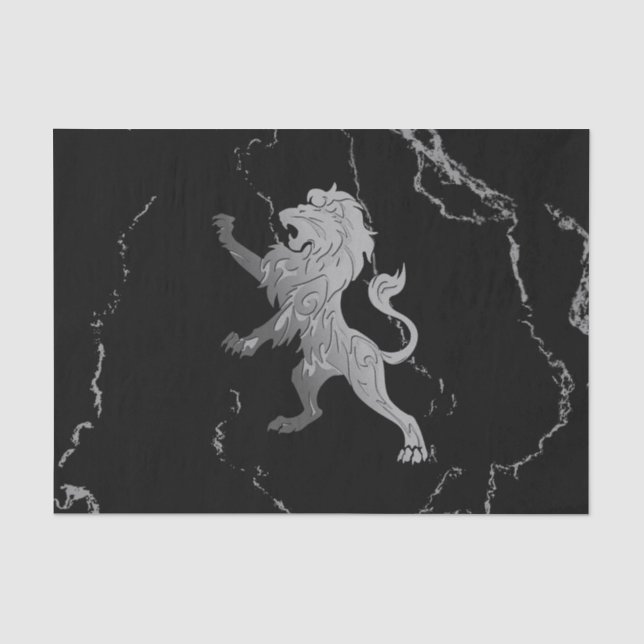 Silver Royal Lion Seidenpapier (Vorderseite)