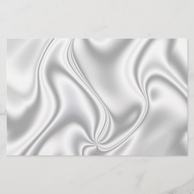 Silver Satin Briefpapier (Vorderseite)