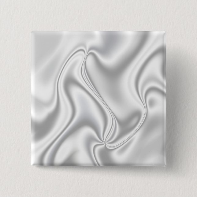 Silver Satin Button (Vorderseite)