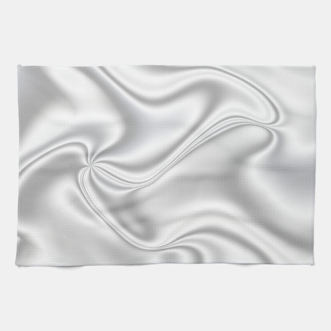 Silver Satin Geschirrtuch (Horizontal)