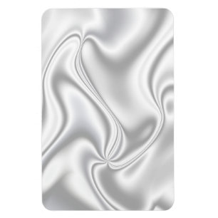 Silver Satin Magnet