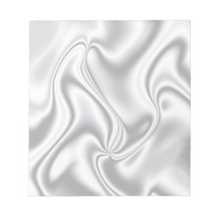Silver Satin Notizblock