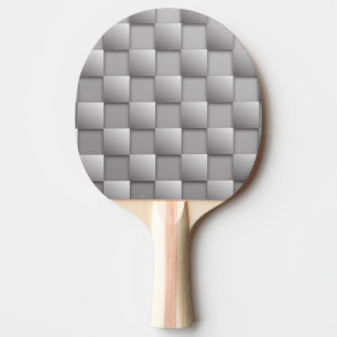 Silver Schachbretts Ping Pong Paddle Tischtennis Schläger