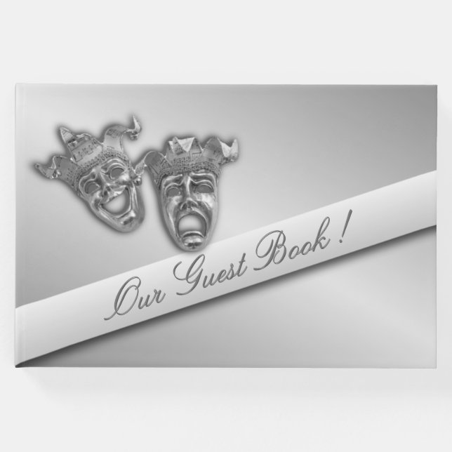 Silver Screen Theater Masken Gästebuch (Vorderseite)