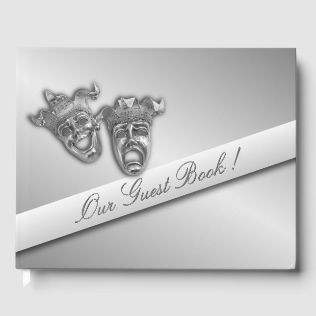 Silver Screen Theater Masken Gästebuch (Vorderseite)