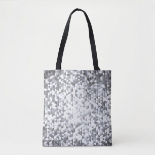 Silver Sequins: Glittering Mosaic Background