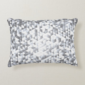 Silver Sequins: Glittering Mosaic Background Dekokissen