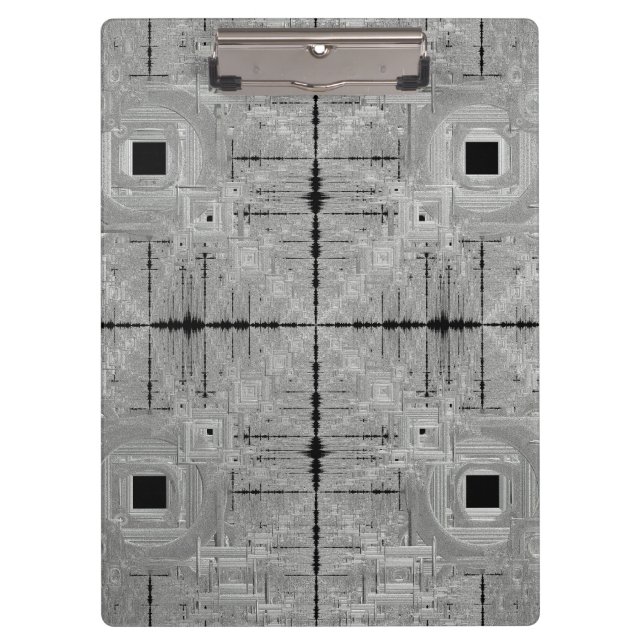 Silver Serenade Clipboard Klemmbrett (Vorderseite)