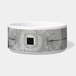 Silver Serenade Keramik Pet Bowl Napf
