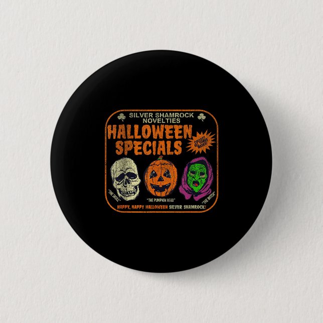 Silver Shamrock Novelties Halloween Specials  Button (Vorderseite)