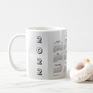 Silver Shimmer Calendar von Janz 2022 Kaffeetasse