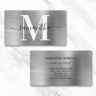 Silver-Shimmer für die Signatur Monogramm Visitenkarte
