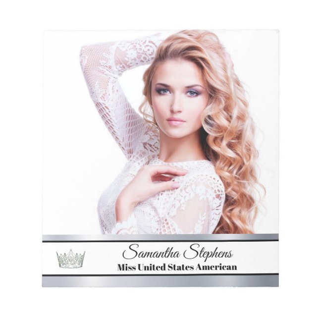 Silver Shine Autograph Pad Notizblock (Vorderseite)