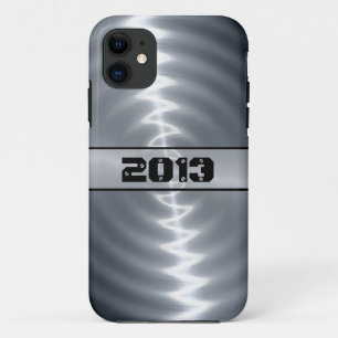 Silver Shiny Stainless Steel Metal 11 Case-Mate iPhone Hülle