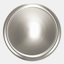 Silver Shiny Umschlag Aufkleber
