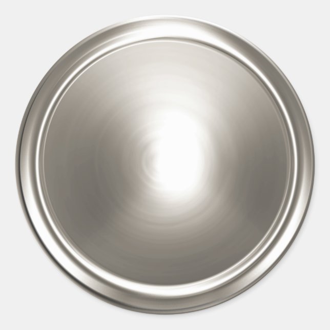 Silver Shiny Umschlag Aufkleber (Vorderseite)