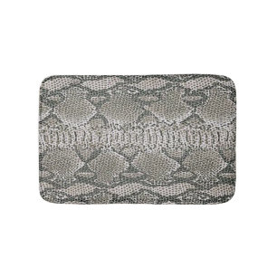 Silver Snake Skin Bath Badematte