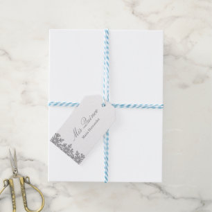 Silver Snowflake Winter Quinceanera Geschenkanhänger