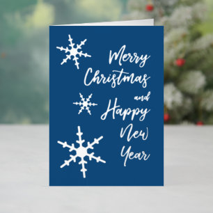 Silver Snowflakes Weihnachtsfest Neues Jahr Blau