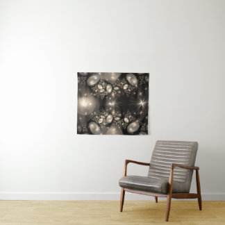 Silver Spakles Wandteppich