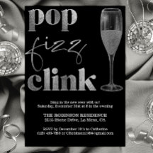 Silver Sparkle Cheers zum Silvesterabend-Party