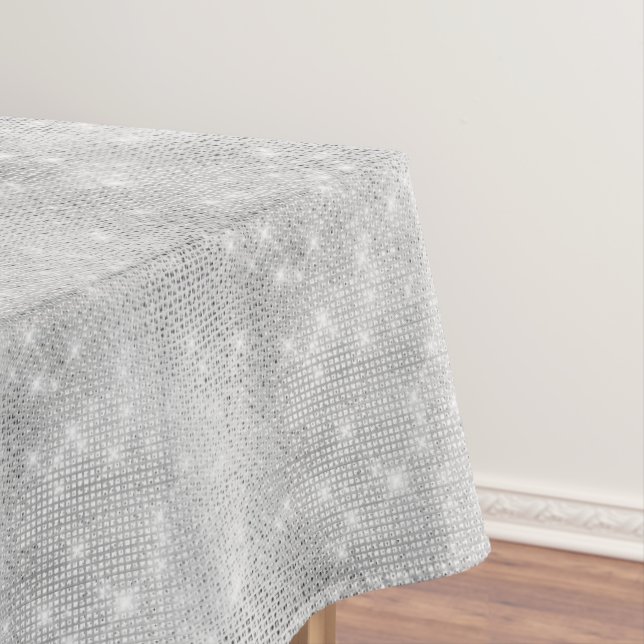 Silver Sparkle Tischdecke (Beispiel)