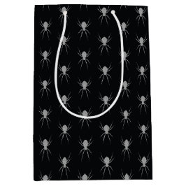 Silver Spider Halloween Mittlere Geschenktüte