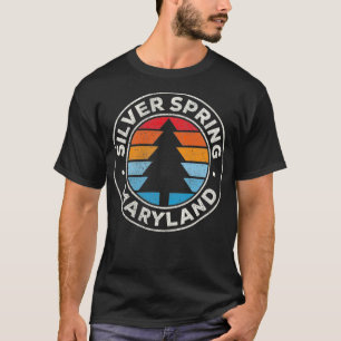 Silver Spring Maryland MD Vintag Graphic Retro 70 T-Shirt