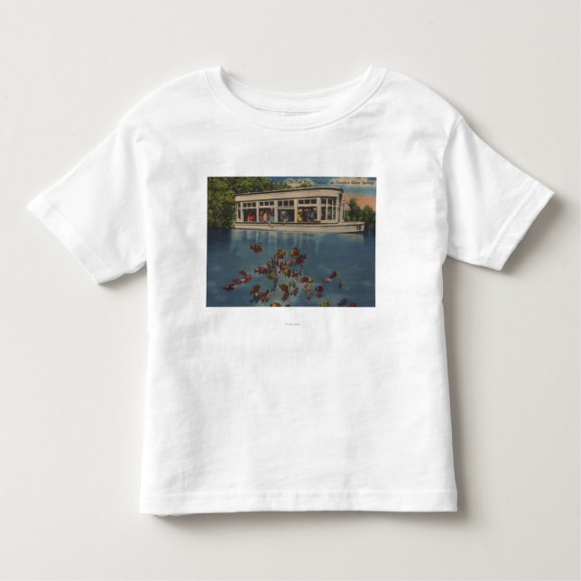 Silver Springs, Florida - Ansicht von Riverboat u. Kleinkind T-shirt (Vorderseite)
