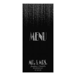 Silver Star Dusche und Schwarz - Menü