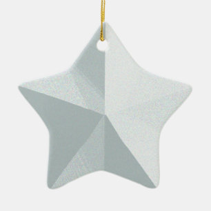 Silver Star Weihnachtsschmuck anpassbar