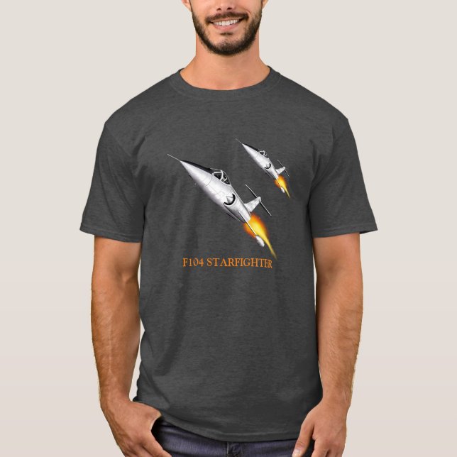 Silver Starfighter F104 T-Shirt (Vorderseite)