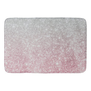 Silver Stone Gary Gold Marmor Lila Glitzer Badematte
