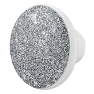 Silver Stone Gary Gold Marmor Lila Glitzer Ceram Keramikknauf