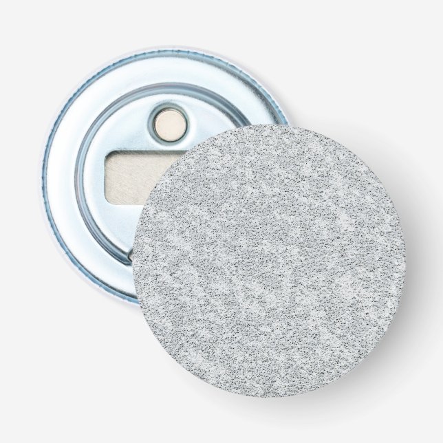 Silver Stone Gary Gold Marmor Lila Glitzer Flaschenöffner (Vorderseite)