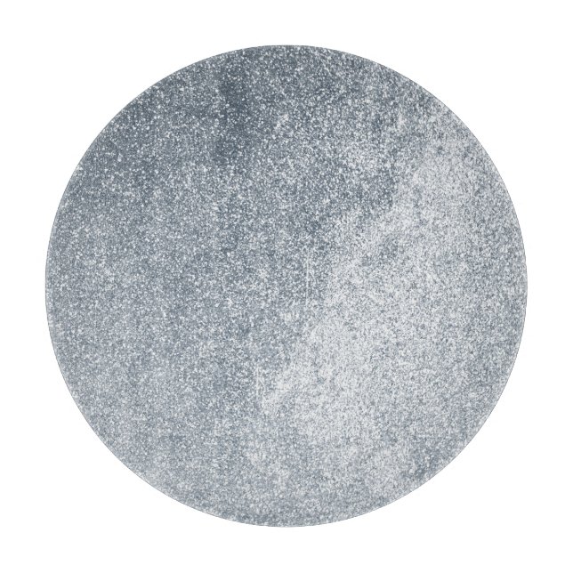 Silver Stone Gary Gold Marmor Lila Glitzer Schneidebrett (Vorderseite)