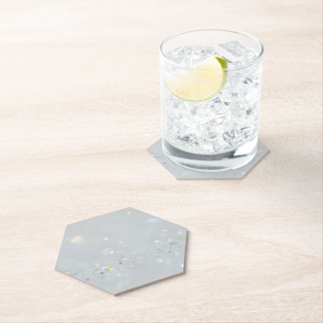 Silver Stone Gary Gold Marmor Lila Glitzer Untersetzer (Vor Ort)