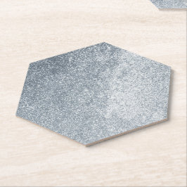 Silver Stone Gary Gold Marmor Lila Glitzer Untersetzer