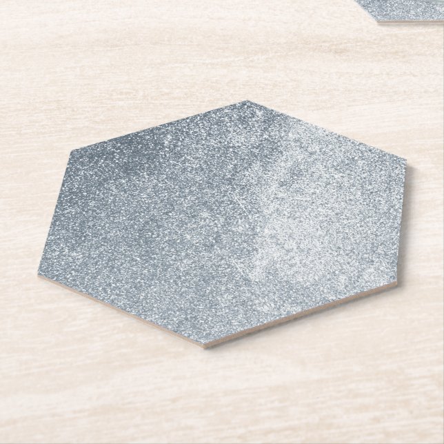 Silver Stone Gary Gold Marmor Lila Glitzer Untersetzer (angewinkelt)