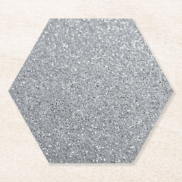 Silver Stone Gary Gold Marmor Lila Glitzer Untersetzer