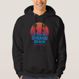 Silver Strand Staat Beach California Retro Hoodie