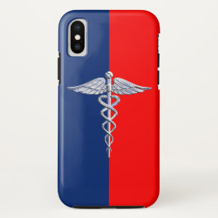 Silver Style Caduceus Medical Symbol League Case-Mate iPhone Hülle