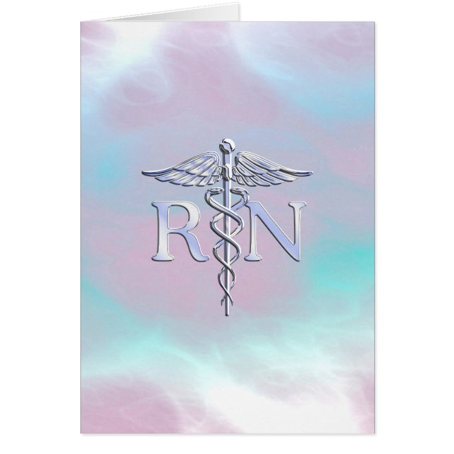 Silver Style RN Caduceus Medical Mother Pearl (Vorne)