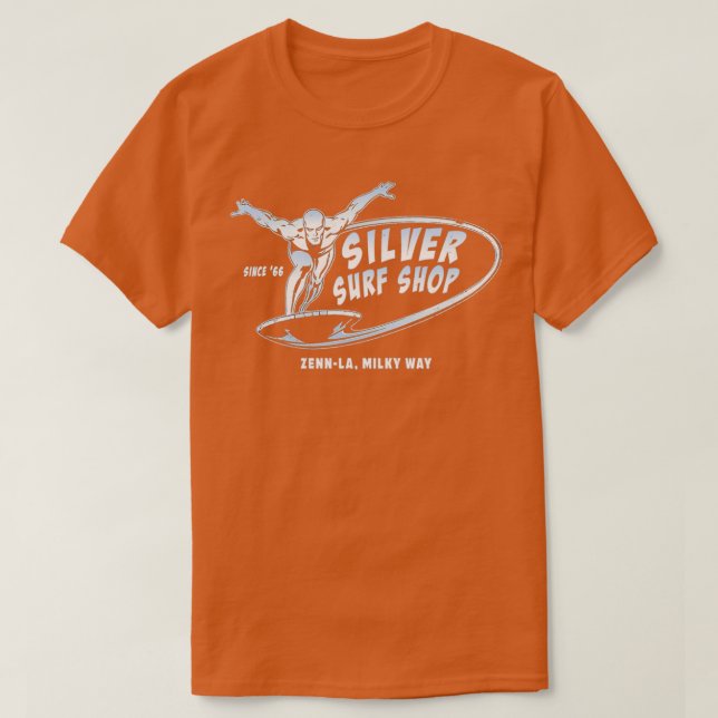 Silver Surf Shop T-Shirt (Design vorne)