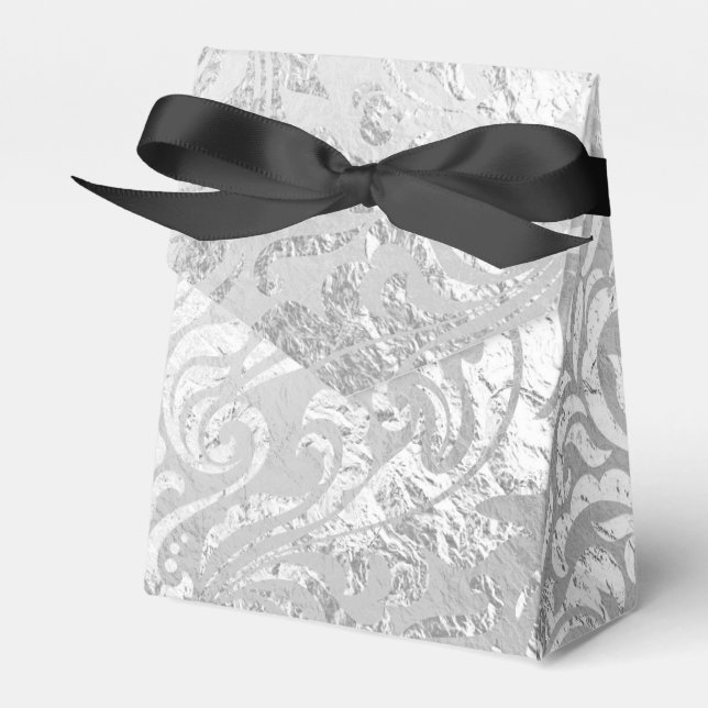 Silver Swirl Geschenkboxen Geschenkschachtel (Vorderseite)