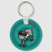 Silver Tabby auf RollerSkates