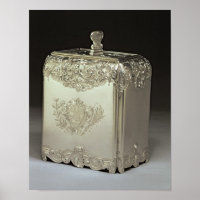 Silver Teekanister von Paul de Lamerie