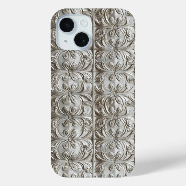 Silver Tellers Pattern Case-Mate iPhone Hülle (Rückseite)