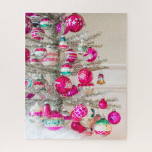 Silver Tinsel Tree mit Weihnachtsgeschmack